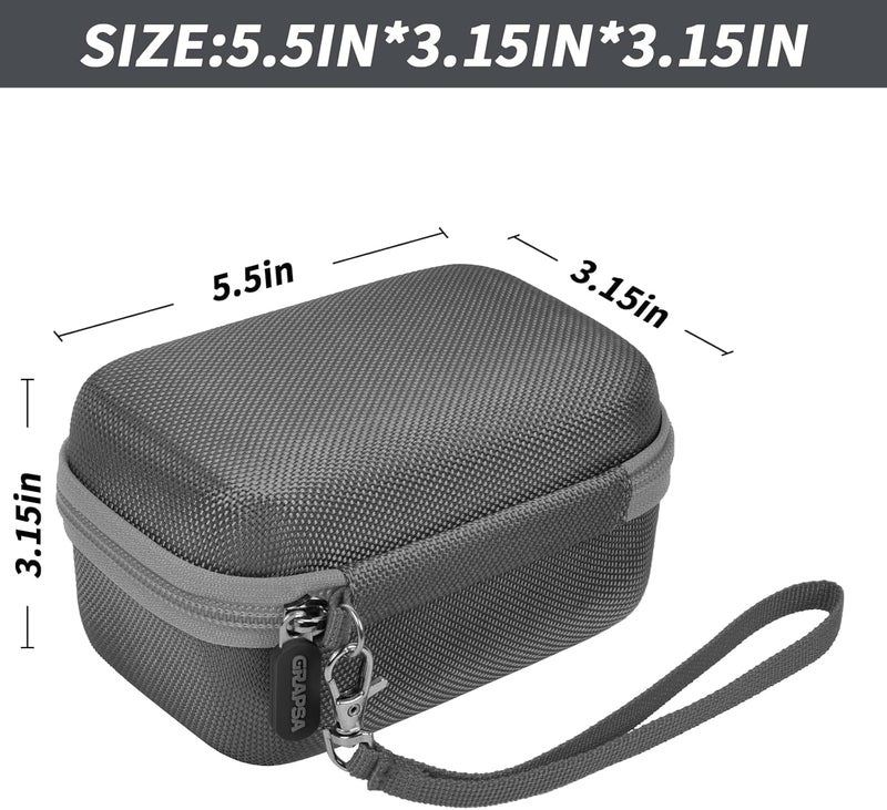 Grapsa Digital Camera Case Compatible with TEBNGIHNM for Duluvulu for Oiadek for zheozeig for Zostuic for Toiauaha 4K Vlogging Camera. Storage Holder Bag for Canon PowerShot (Box Only)- Grey - Image 5